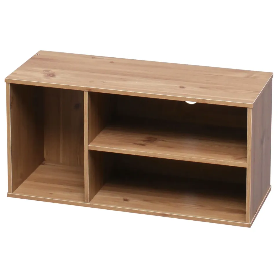 Iris Ohyama MDB-3S TV-Schrank hellbraun für 43 Zoll