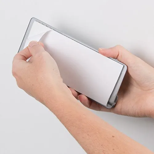 M Design Küchenrollenhalter Metall selbstklebend silber