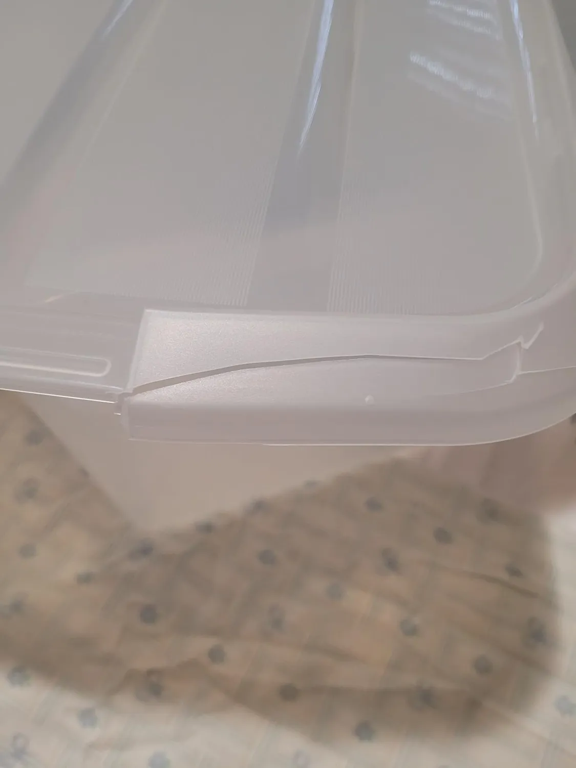 Iris Ohyama Top Box TB-45 Aufbewahrungsbox 45 L 4er-Set transparent