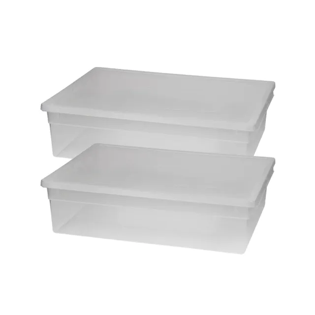 Kreher LightBox 52 XL Aufbewahrungsbox transparent 2x22L