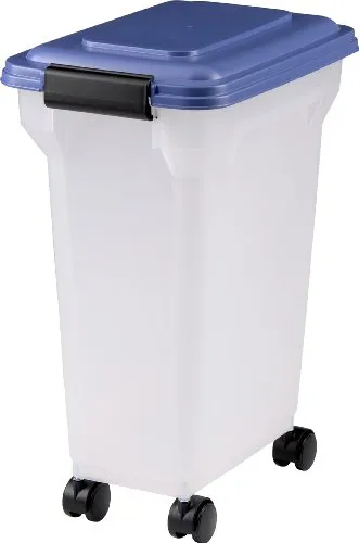 IRIS ATS-M Futtertonne 20 Liter transparent/blau 7,5 kg