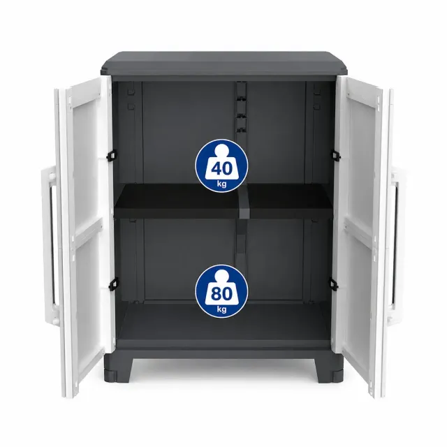 Kreher Transforming Kunststoffschrank M Schwarz IP43