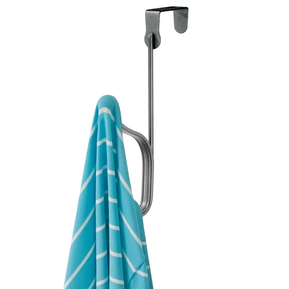 mDesign 3er-Set Türgarderobe Türhaken grau Metall