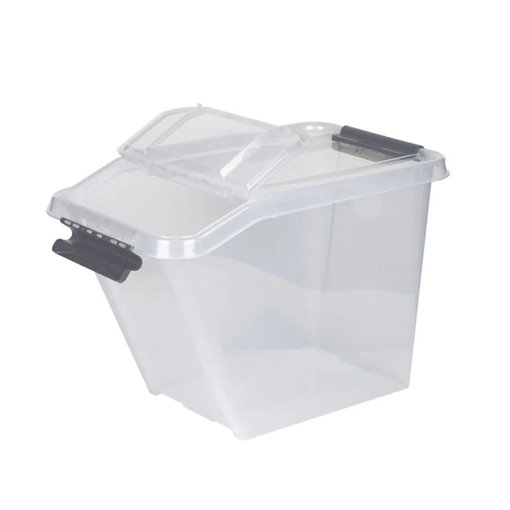 Kreher ProBox Aufbewahrungsbox 58 Liter Transparent 3er-Set