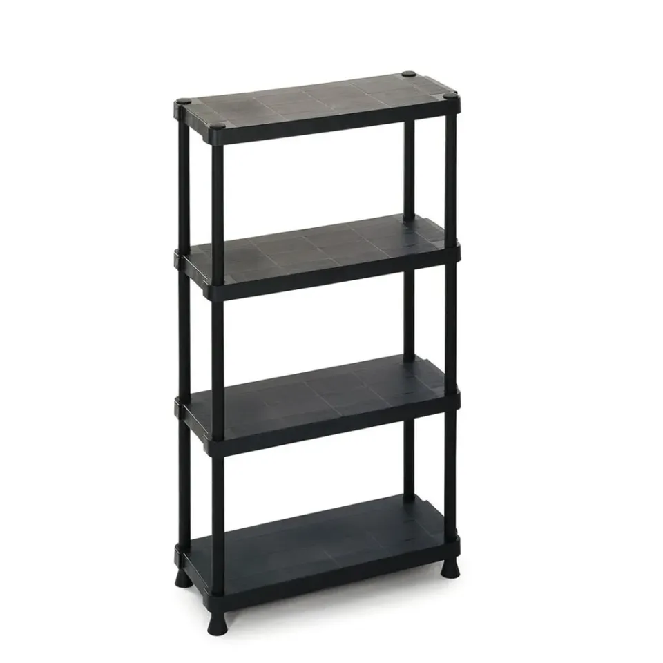 Kreher Terry 12 Haushaltsregal 60x30x132 cm schwarz 25kg