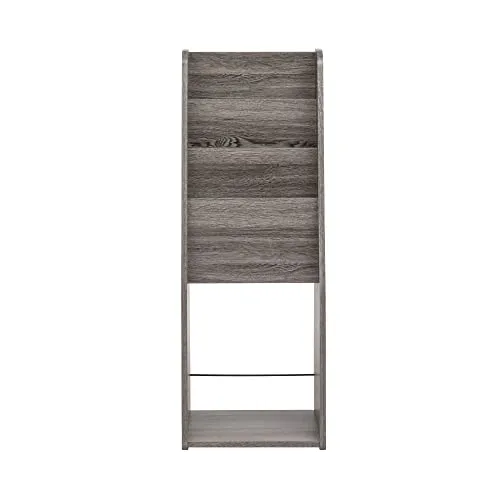 Iris Ohyama Magazine Rack Slim MR-S Zeitschriftenregal Eiche Grau