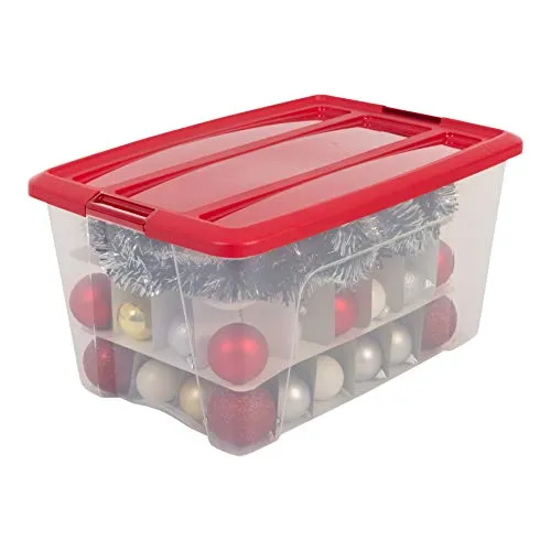 Iris Ohyama New Top Box NTB-30 Aufbewahrungsbox Schwarz 45L 2er