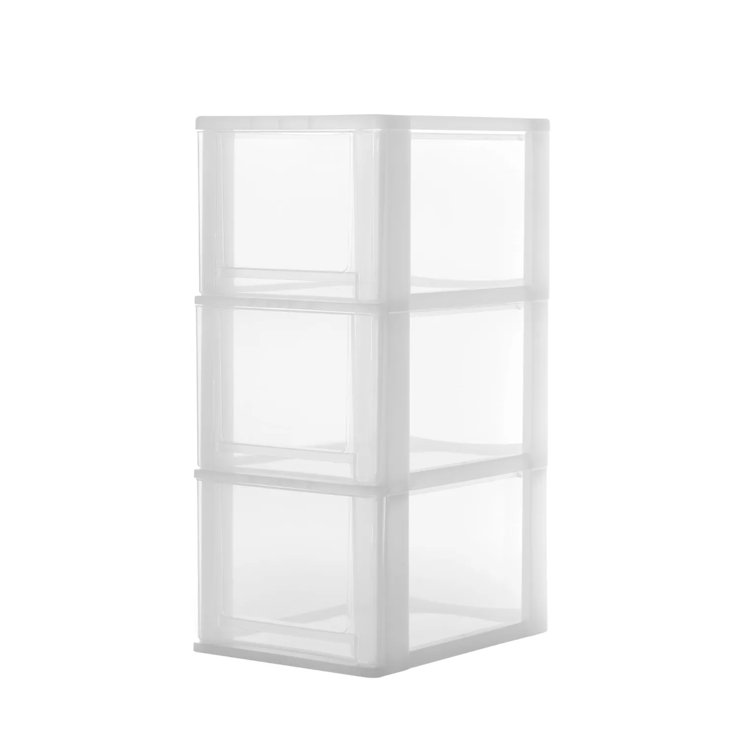 Iris Ohyama DDOCH-2300 Schubladenturm transparent 3x13L