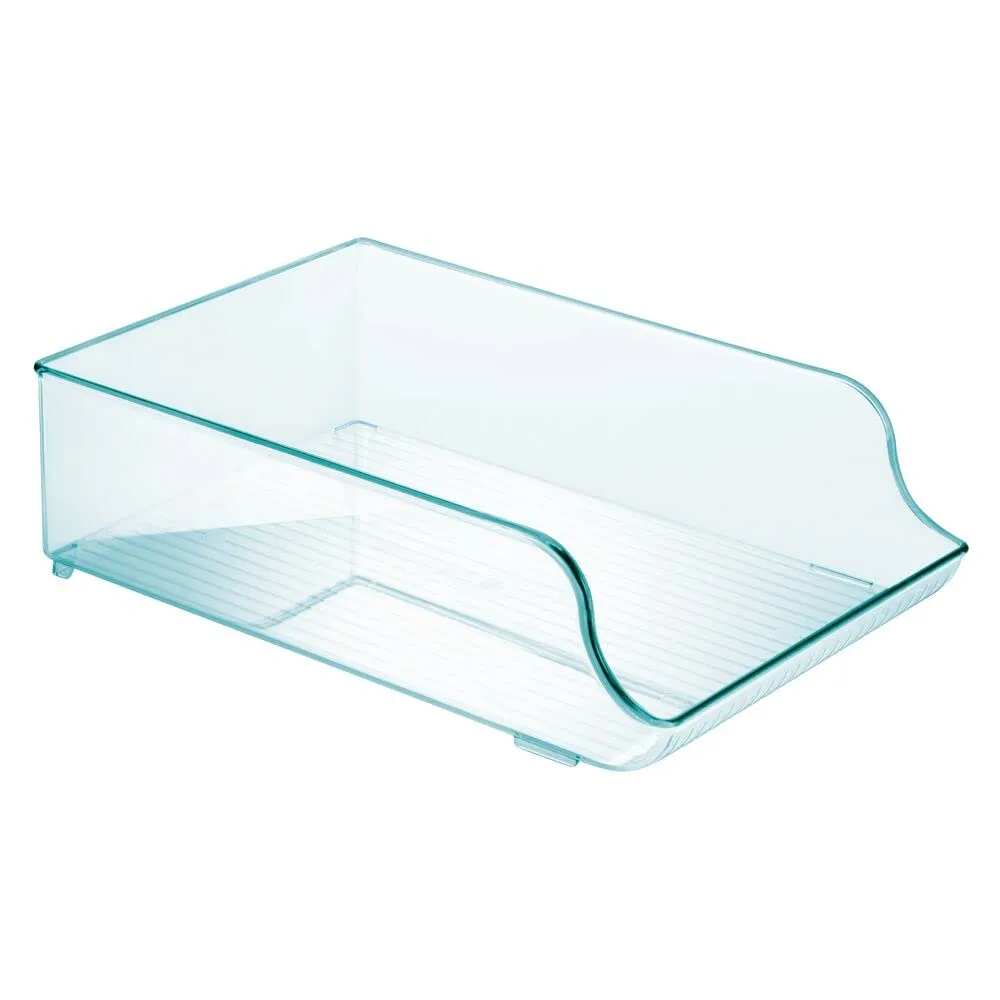 mDesign Flaschenregal stapelbar 2er Set Flaschenhalter Hellblau