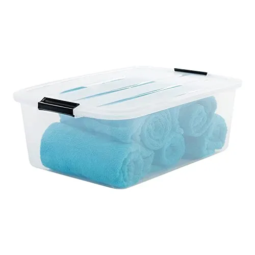Iris Ohyama TB-30 Aufbewahrungsbox 30L Klar 1er mit Deckel