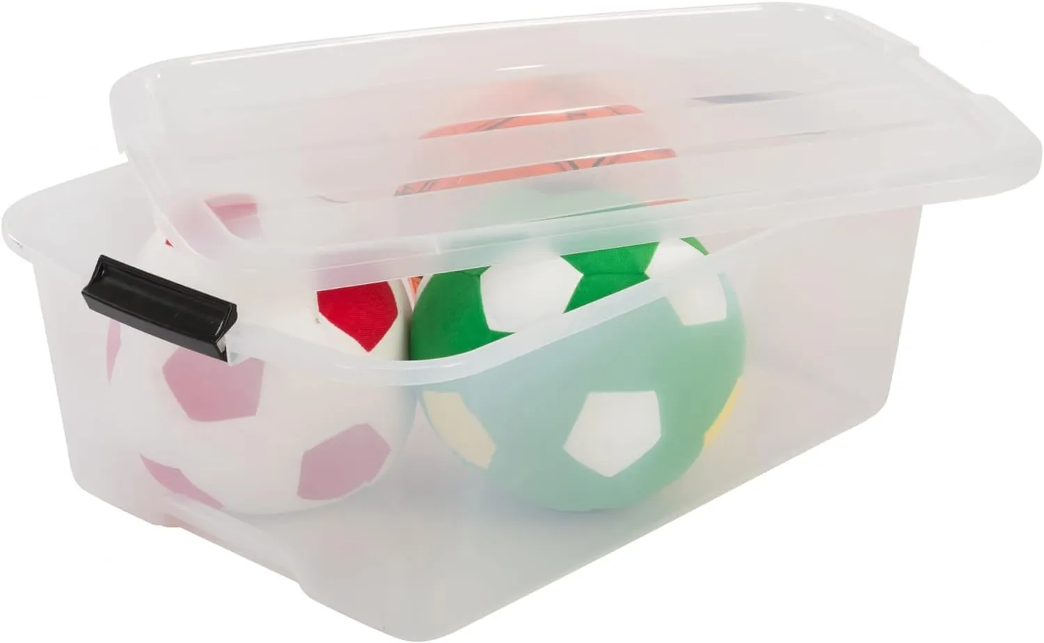 Iris Ohyama Top Box TB-30 Aufbewahrungsbox 30 L 4er-Set klar