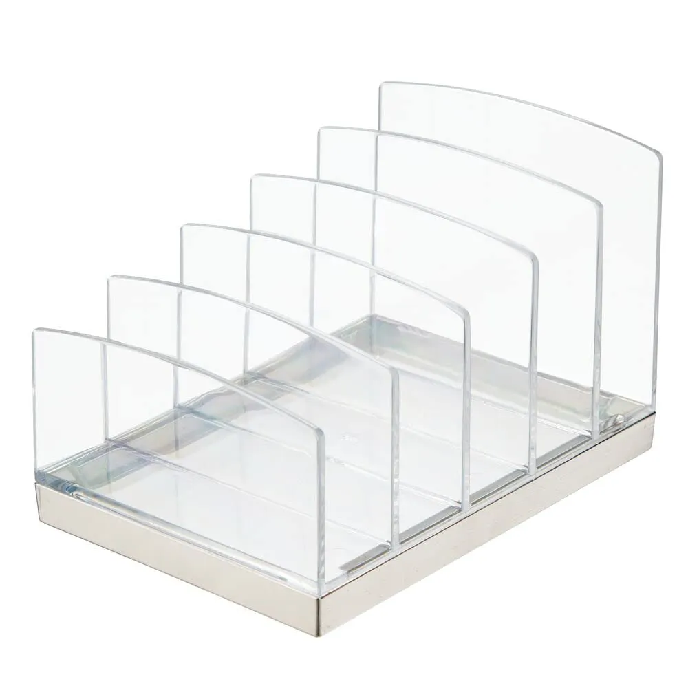 mDesign Kosmetik Organizer Schminkaufbewahrung transparent 5 Fächer