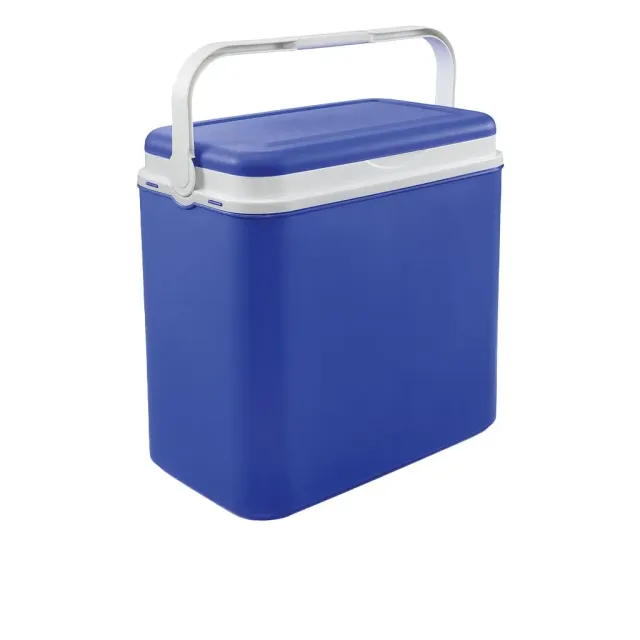 Kreher Kühlbox 24 Liter Blau passive Box mit Deckel