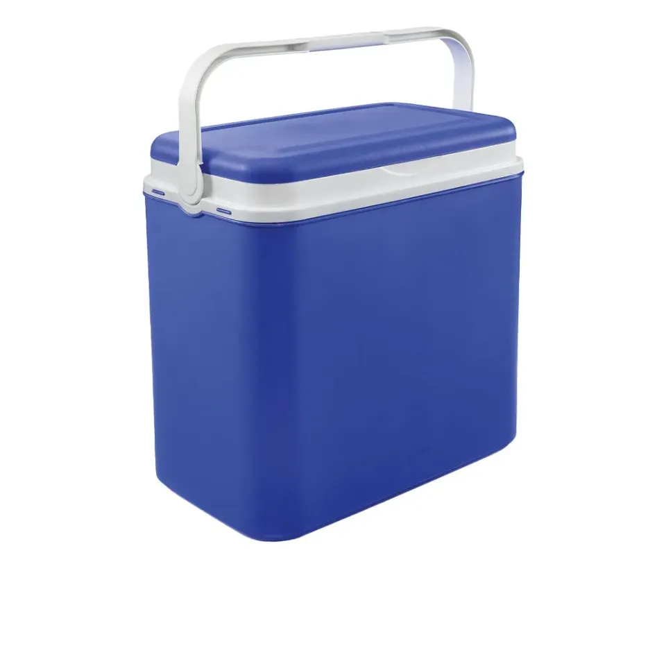Kreher Kühlbox 24 Liter Blau passive Box mit Deckel
