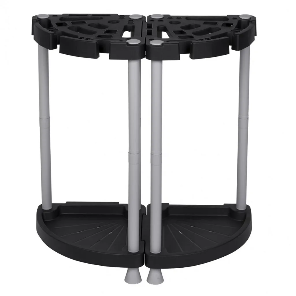 Kreher Gartengerätehalter Gerätehalter Schwarz-Grau modular 73 cm