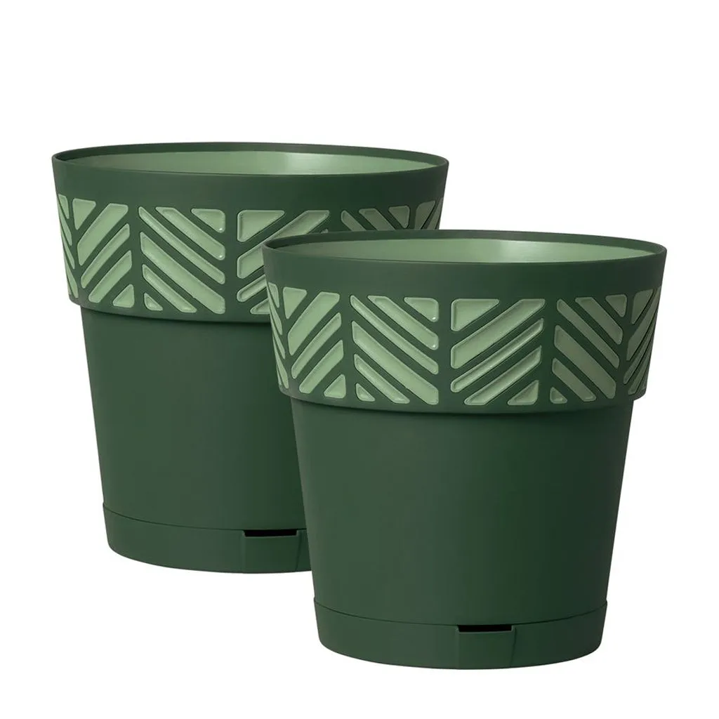 Kreher Orfeo Pflanztopf 30 cm 2er Set Wasserspeicher
