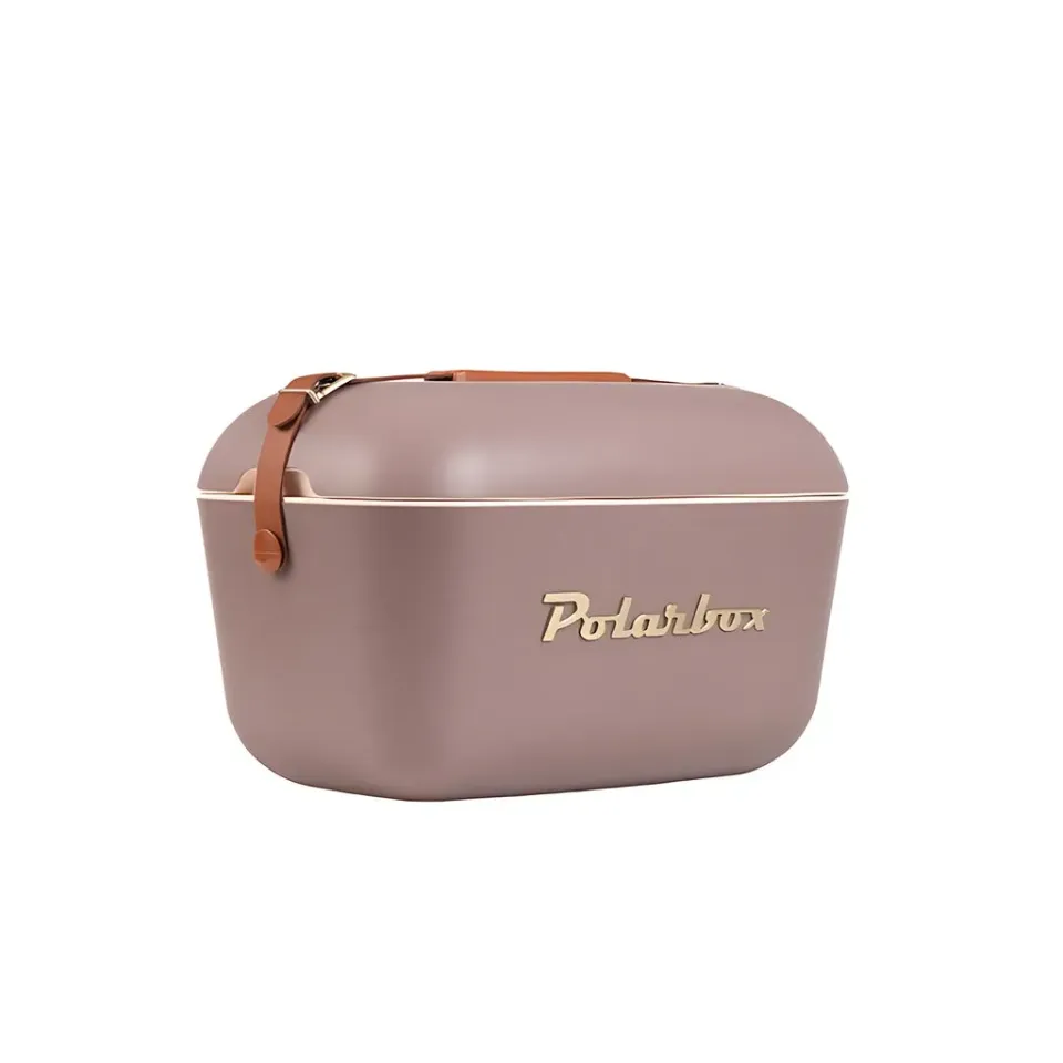Kreher Polarbox Kühlbox 20 Liter Mauve Gold Retro
