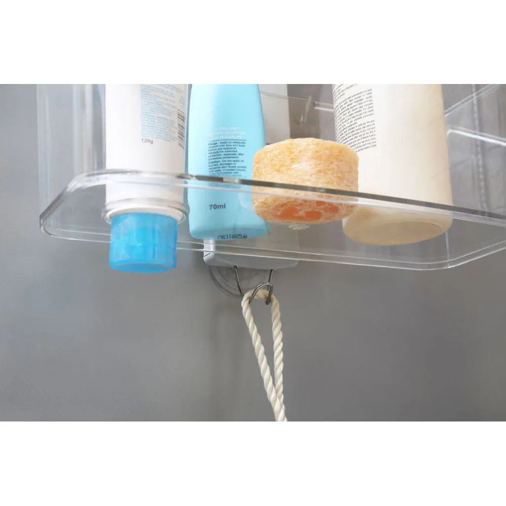 Kreher N34 Duschregal Aluminium 2 Körbe 68cm silber