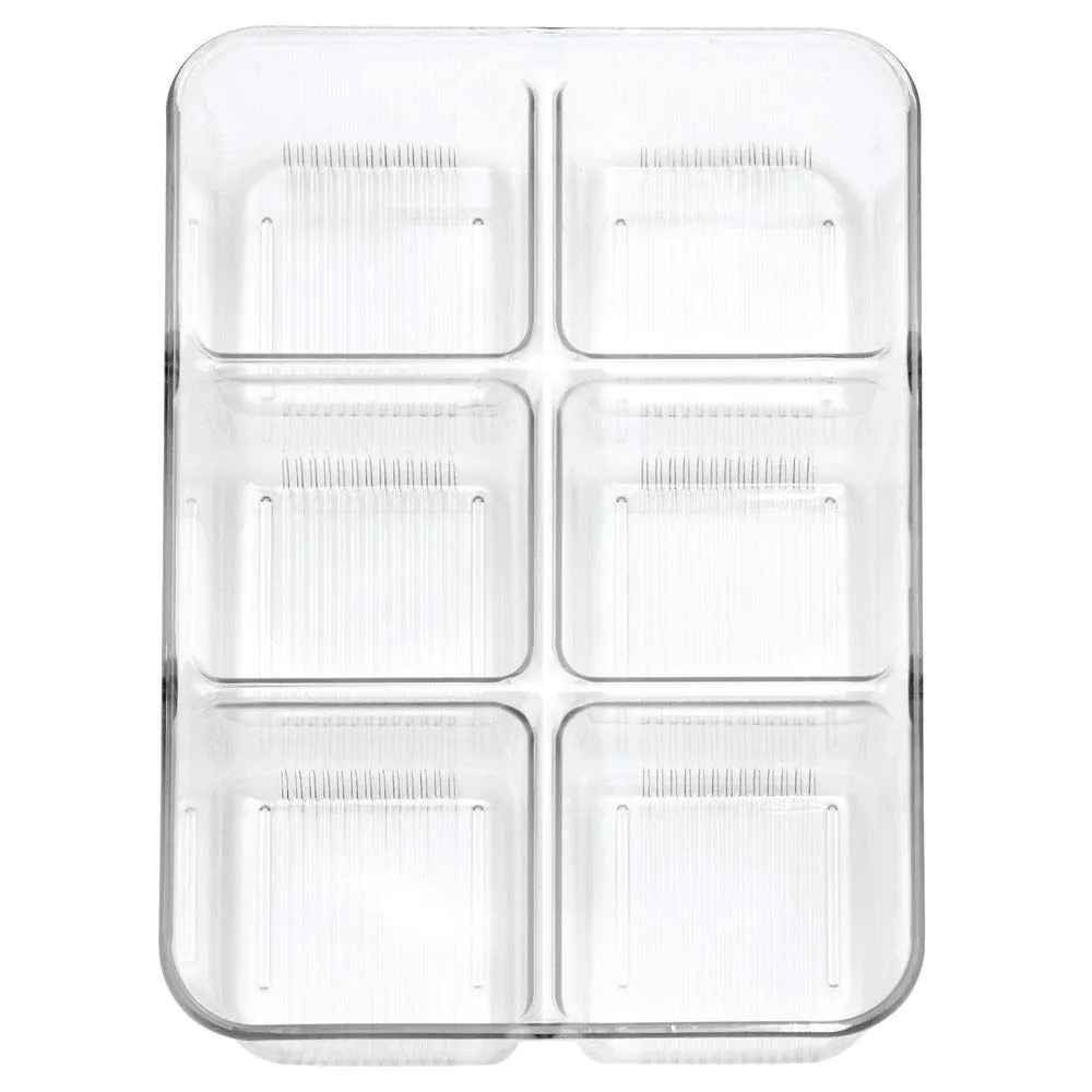 mDesign Teebox Aufbewahrungsbox transparent groß