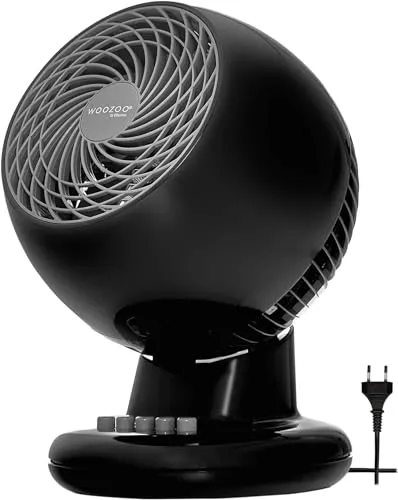 Iris Ohyama Woozoo PCF-M15 Tischventilator schwarz leise