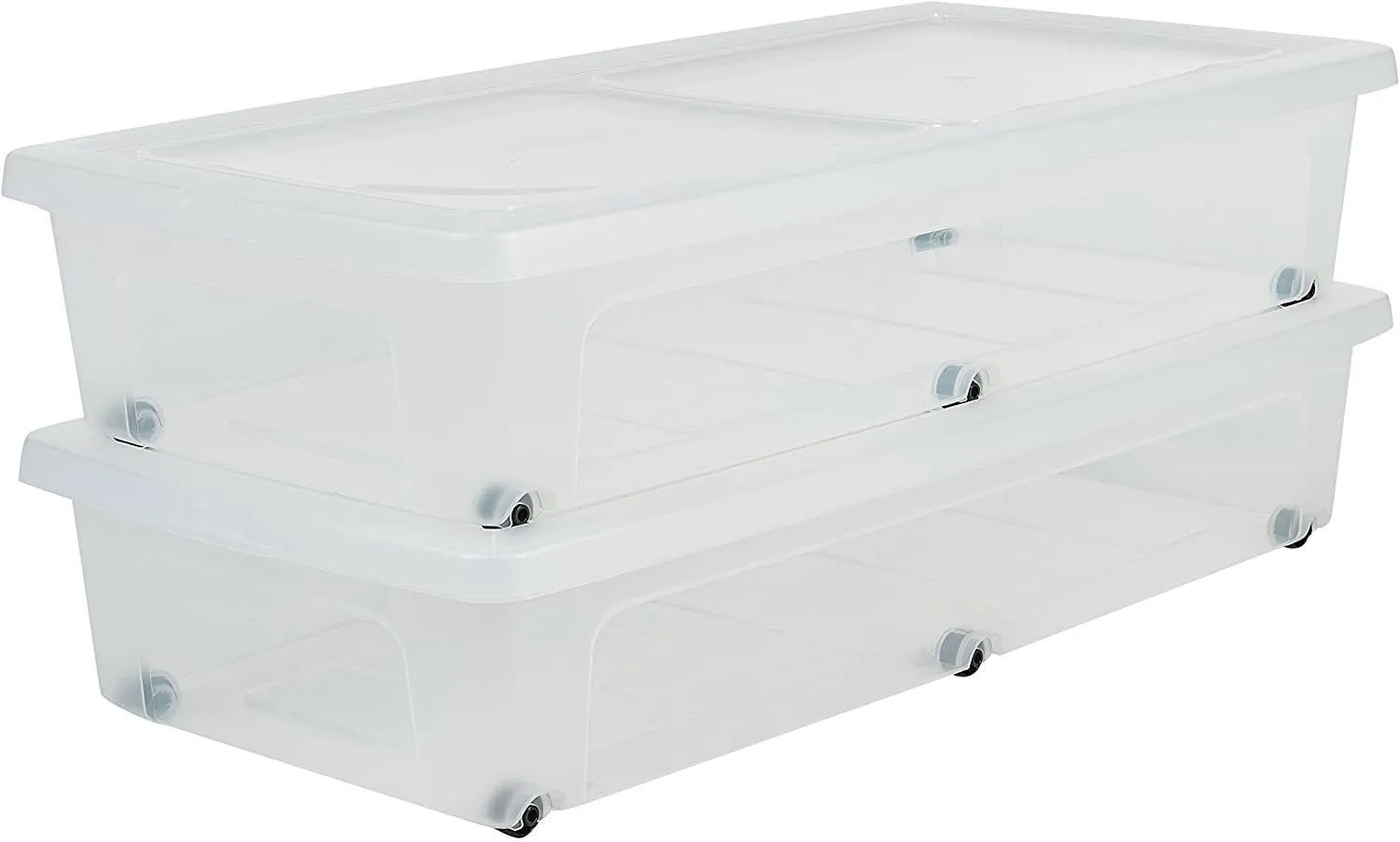 Iris Ohyama MCB-UB Unterbettbox 35L 2er-Set grau