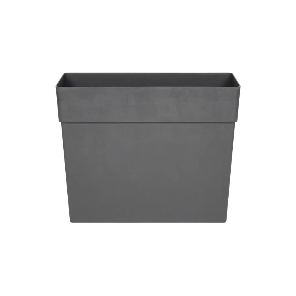Kreher Like Raumteiler Pflanzkübel 80cm anthrazit rollbar