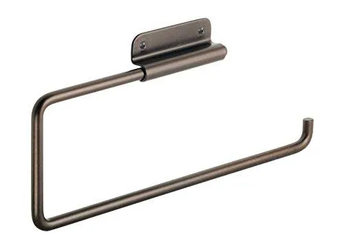 mDesign Küchenrollenhalter Stahl bronze Wand