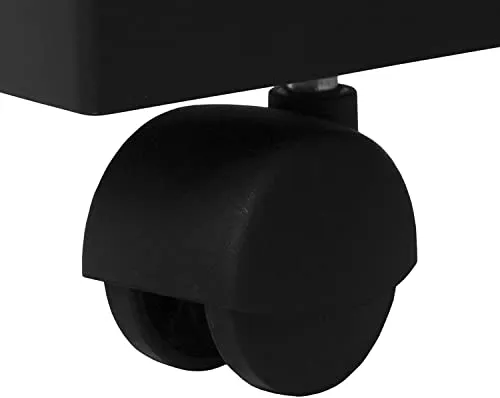 Iris Ohyama NSC-203 Schubladenturm schwarz 3x10L Rollen