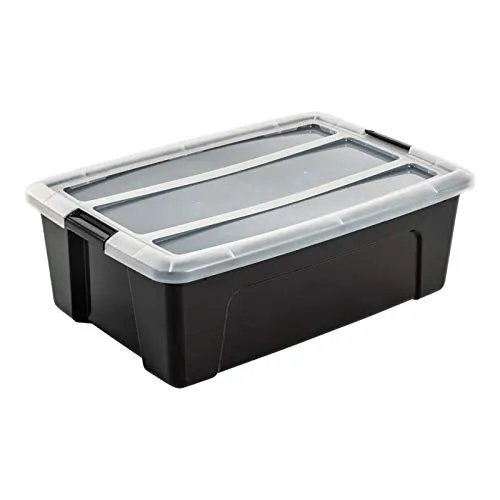Iris Ohyama NTB-30 Aufbewahrungsbox 3er-Set schwarz 30L