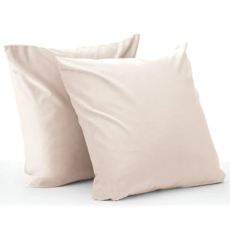mDesign Kissenhülle Samt-Optik 2er-Set creme 50,8 cm