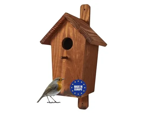 GoodFreshDecor Nistkasten Vogelhaus 30,5 cm braun Meisen