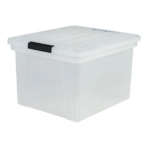 Iris Ohyama FBN-35 Archivbox 25L Transparent 4er