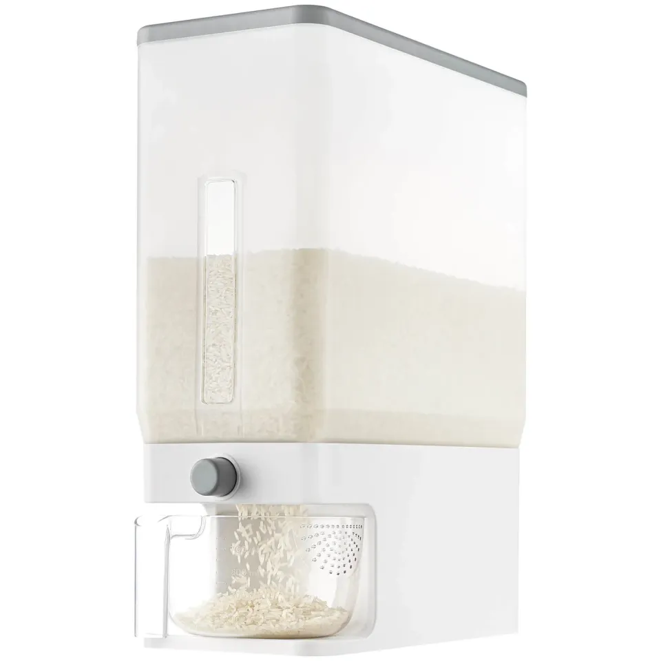 Lifewit Reisspender 11,3 kg Vorratsbehälter mit Messbecher