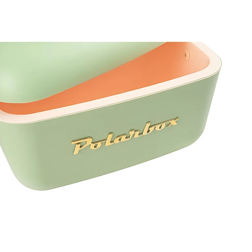 Kreher Polarbox Kühlbox 12 Liter Olivgrün Retro