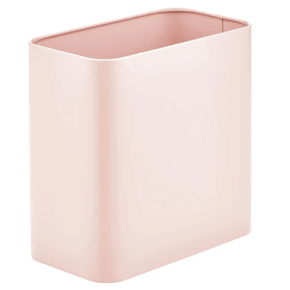 mDesign Mülleimer Metall Bronze 14x26 cm
