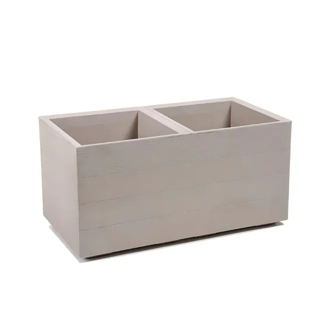 Kreher Eco XL Pflanzkasten Kaffee Latte 80x40x40 cm Wasserspeicher