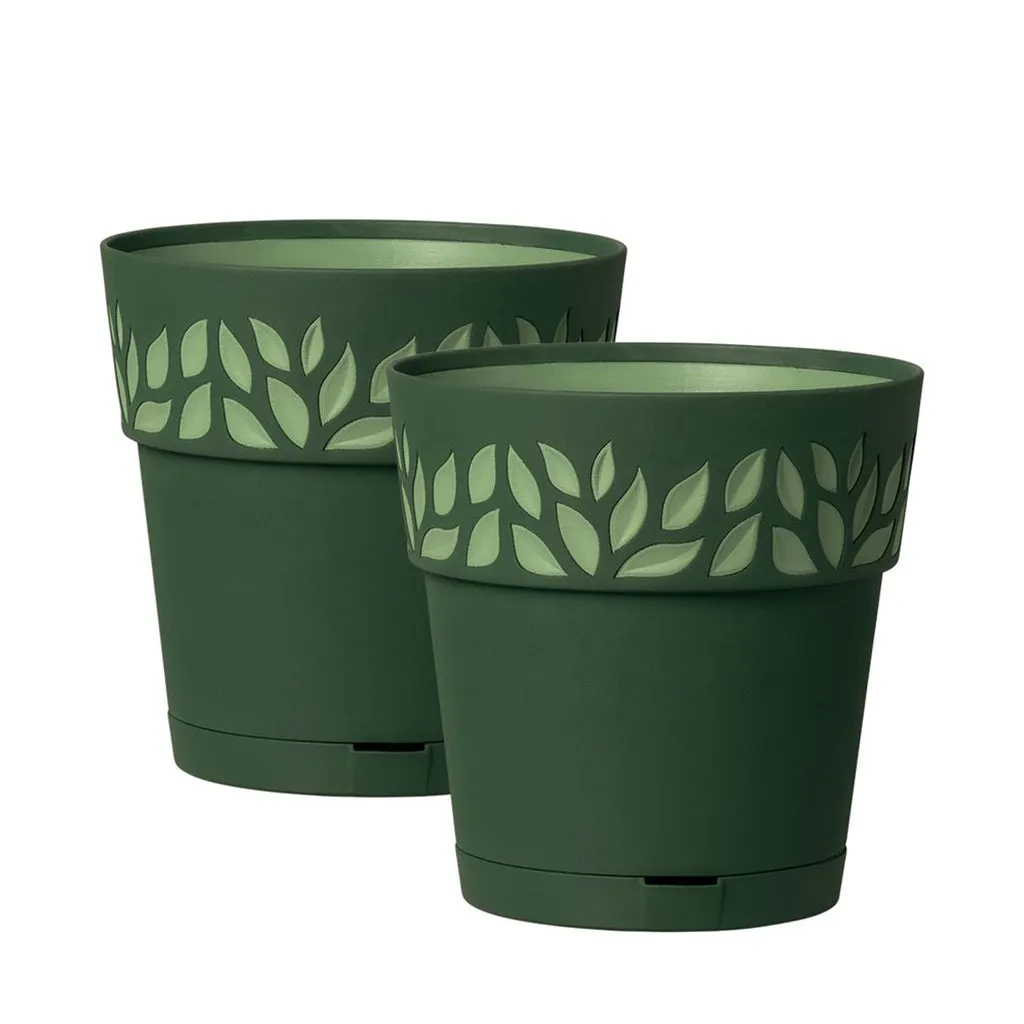 Kreher Cloe 30x29 cm Blumentopf 2er-Set Terrakotta matt