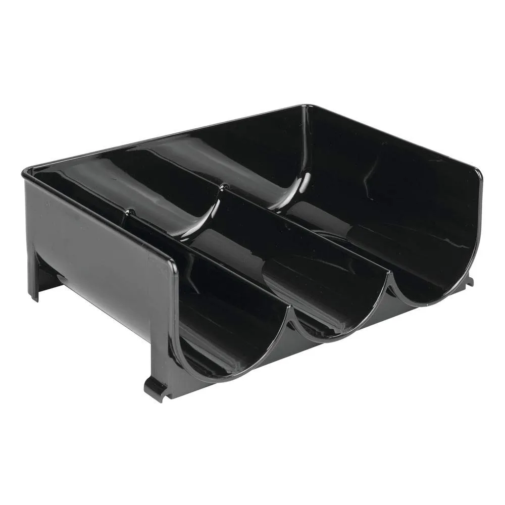 mDesign Weinregal 4er-Set schwarz für 12 Flaschen liegend