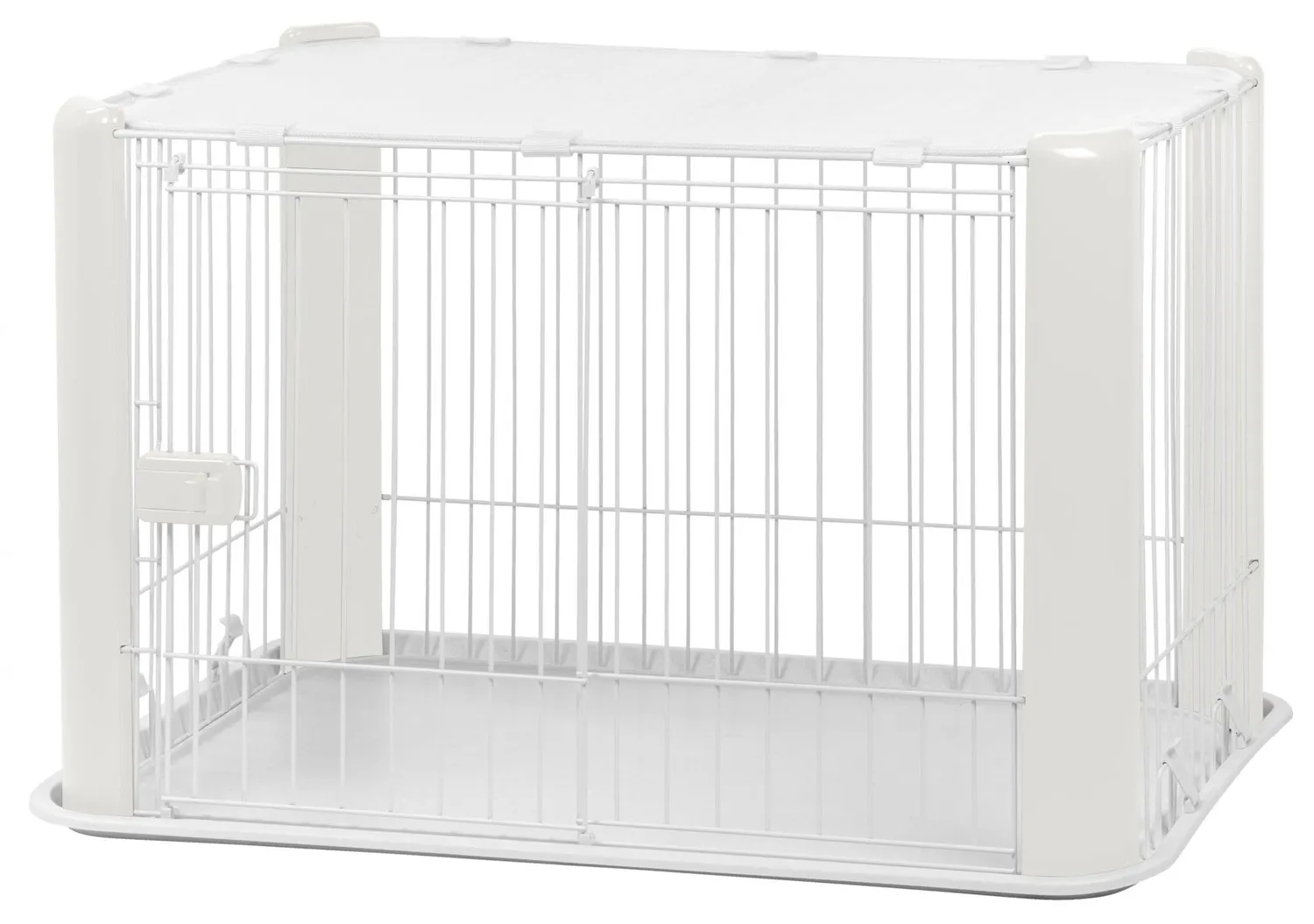 Iris Ohyama CLS-960 Welpenauslauf grau mit Dach 92x63x60