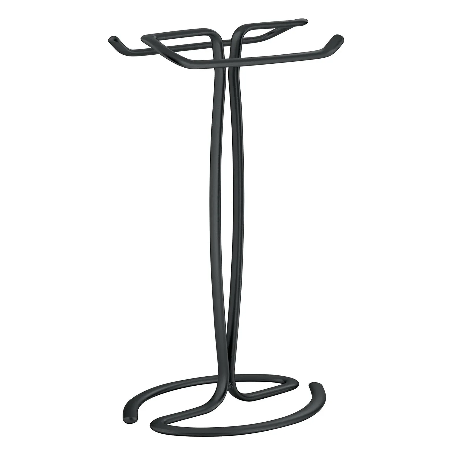 mDesign Handtuchhalter freistehend 2er-Set Schwarz