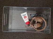 mDesign Aufbewahrungsbehälter 2 Stück transparent BPA-frei
