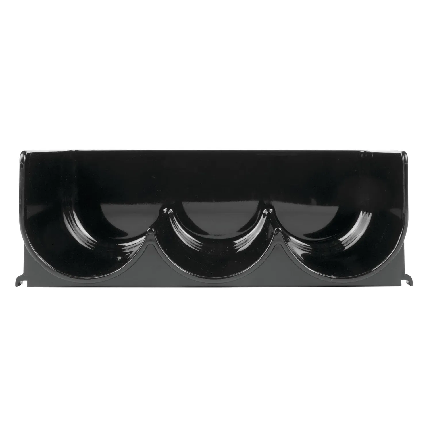 mDesign Weinregal 4er-Set schwarz für 12 Flaschen liegend