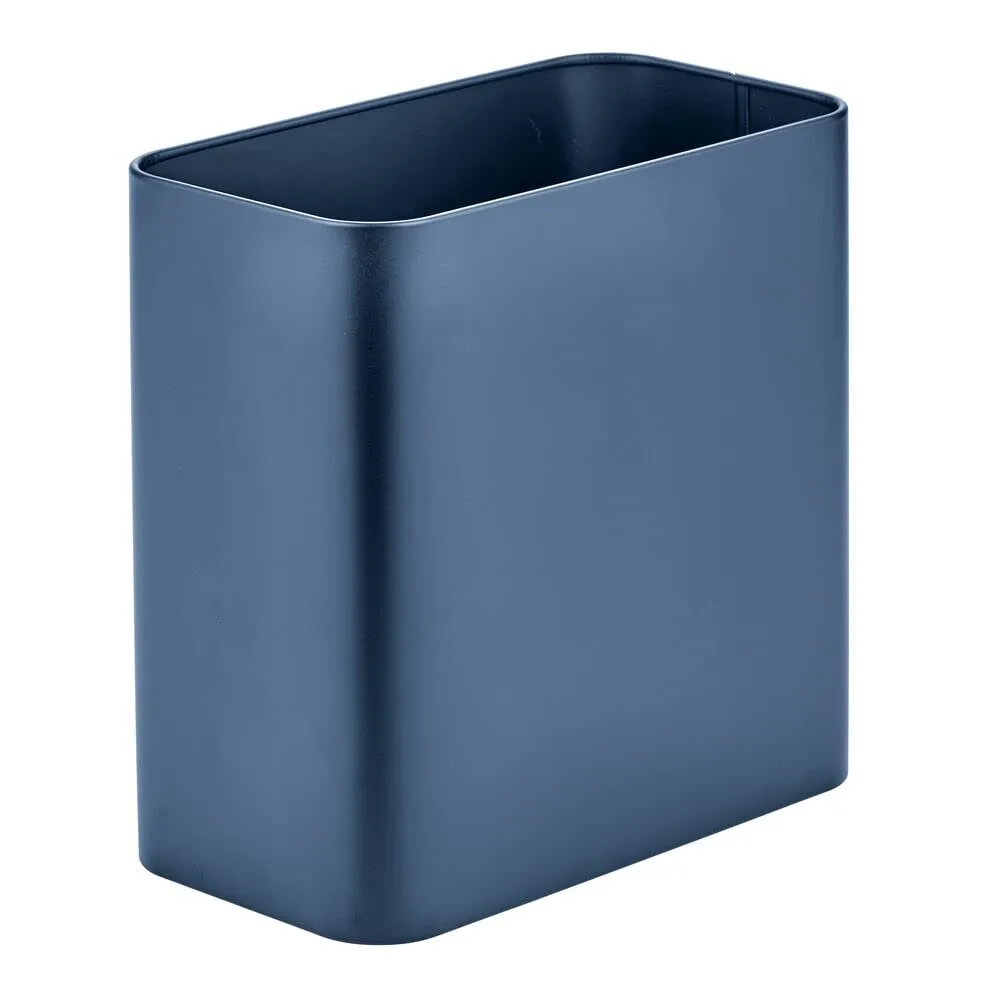 mDesign Mülleimer Metall Bronze 14x26 cm