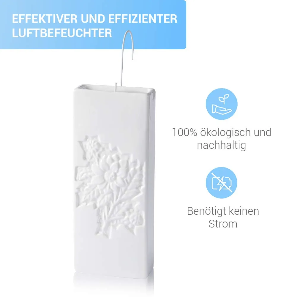 astor24 Premium Luftbefeuchter Keramik 2er-Set 350ml