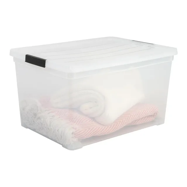 Iris Ohyama NCS-320 Aufbewahrungsbox 50 L transparent stapelbar
