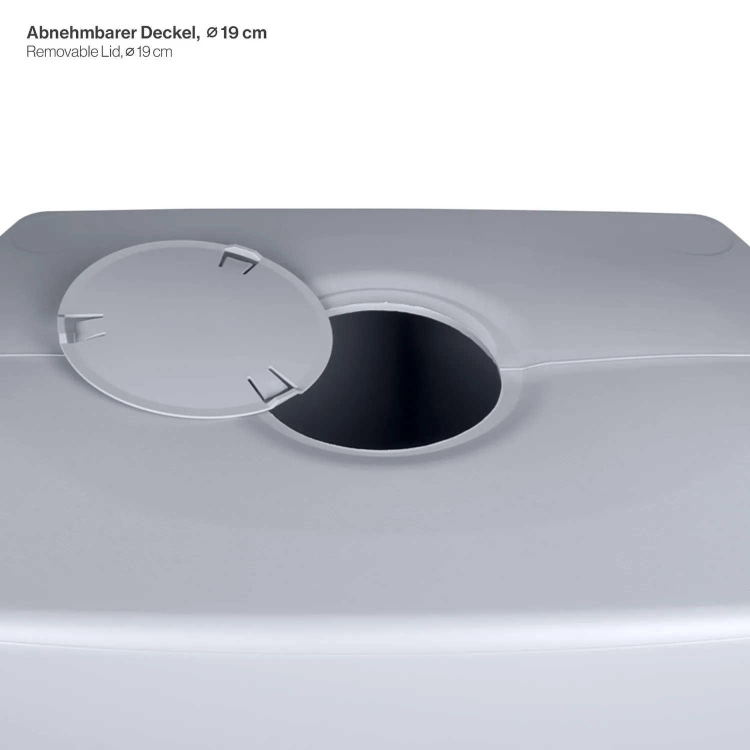 Kreher Aqua Tower Wassertank 650 Liter Grau glatt Hahn