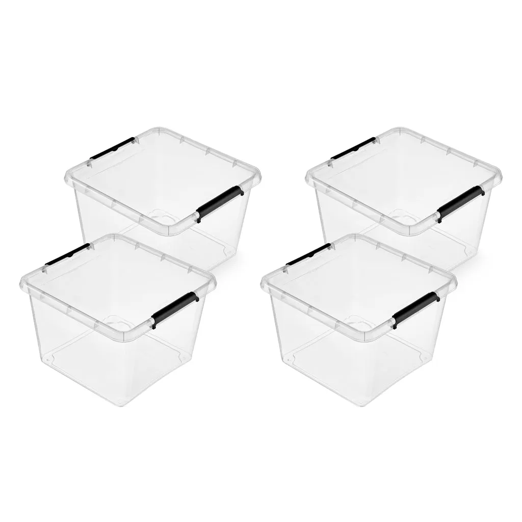 Kreher Simple Store Box Transparent 25 Liter stapelbar