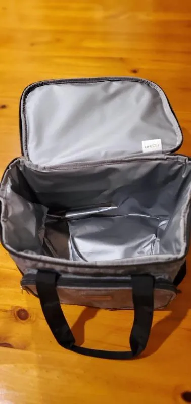 Lifewit Kühltasche 15L Grau Groß Isolierte Picknicktasche