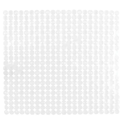 mDesign Duschmatte Antirutsch Transparent mit Saugnäpfen