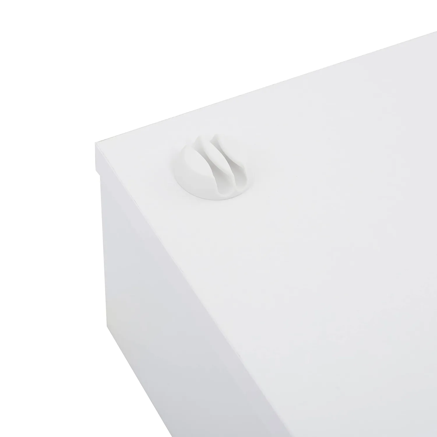 Iris Ohyama Monitor Stand Drawer MS-590D Ständer Eiche Weiß